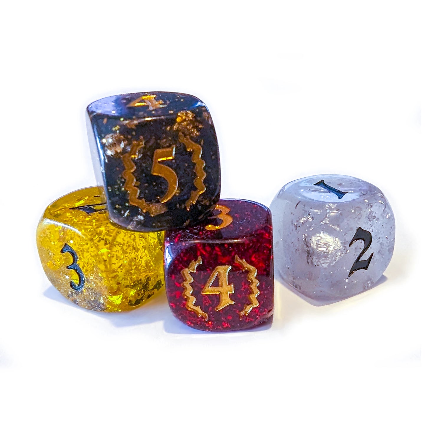 Amberlight Dice Set