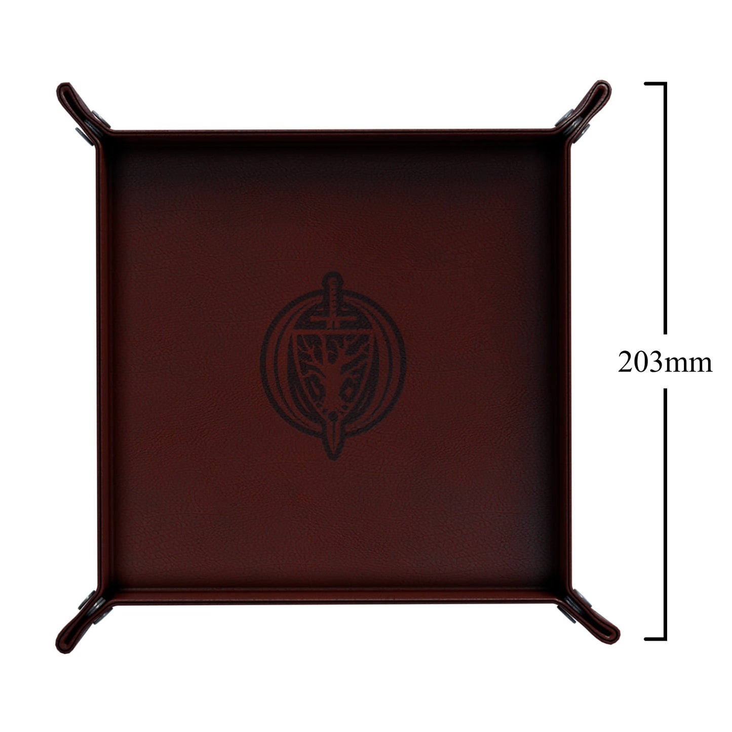 Premium Faux Leather Dice Tray