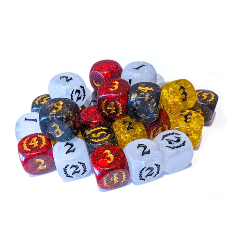 Amberlight Dice Set